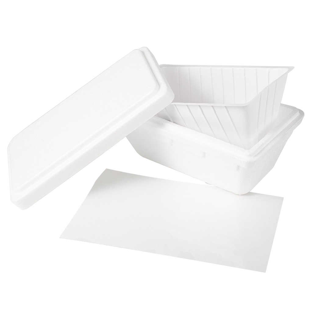 Thermo-Eisbox für Speiseeis, weiß, versch. Größen & Stk