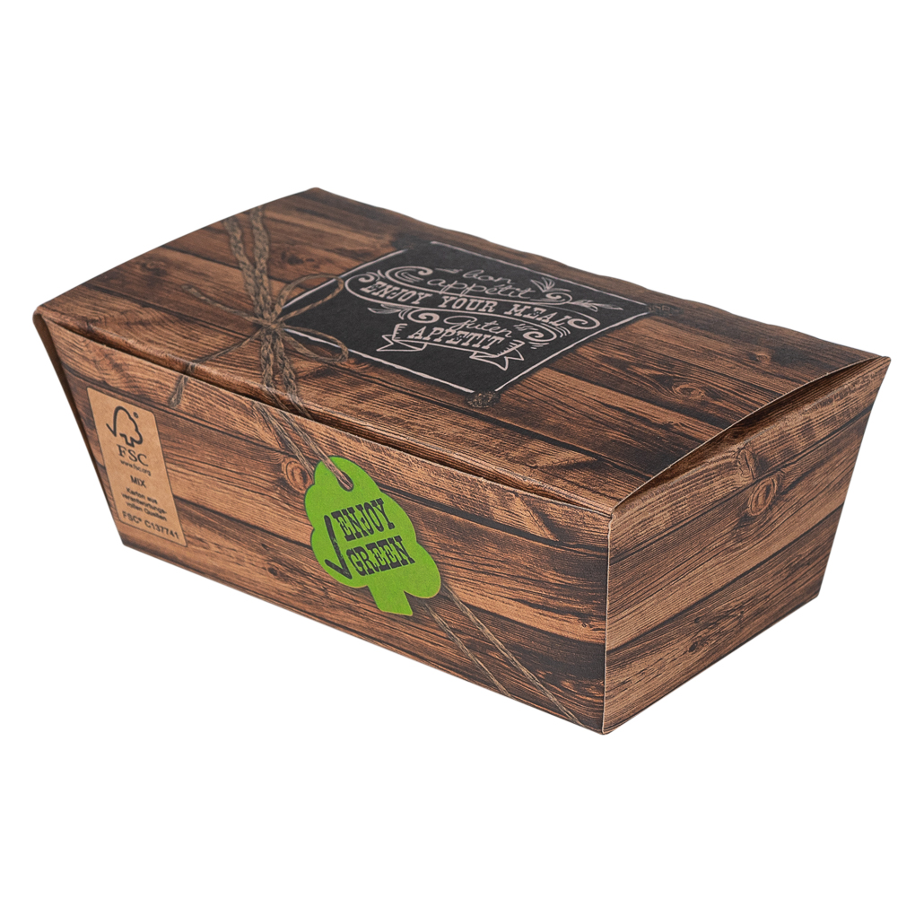 Snack Box "Enjoy Green", versch. Größen & Stk
