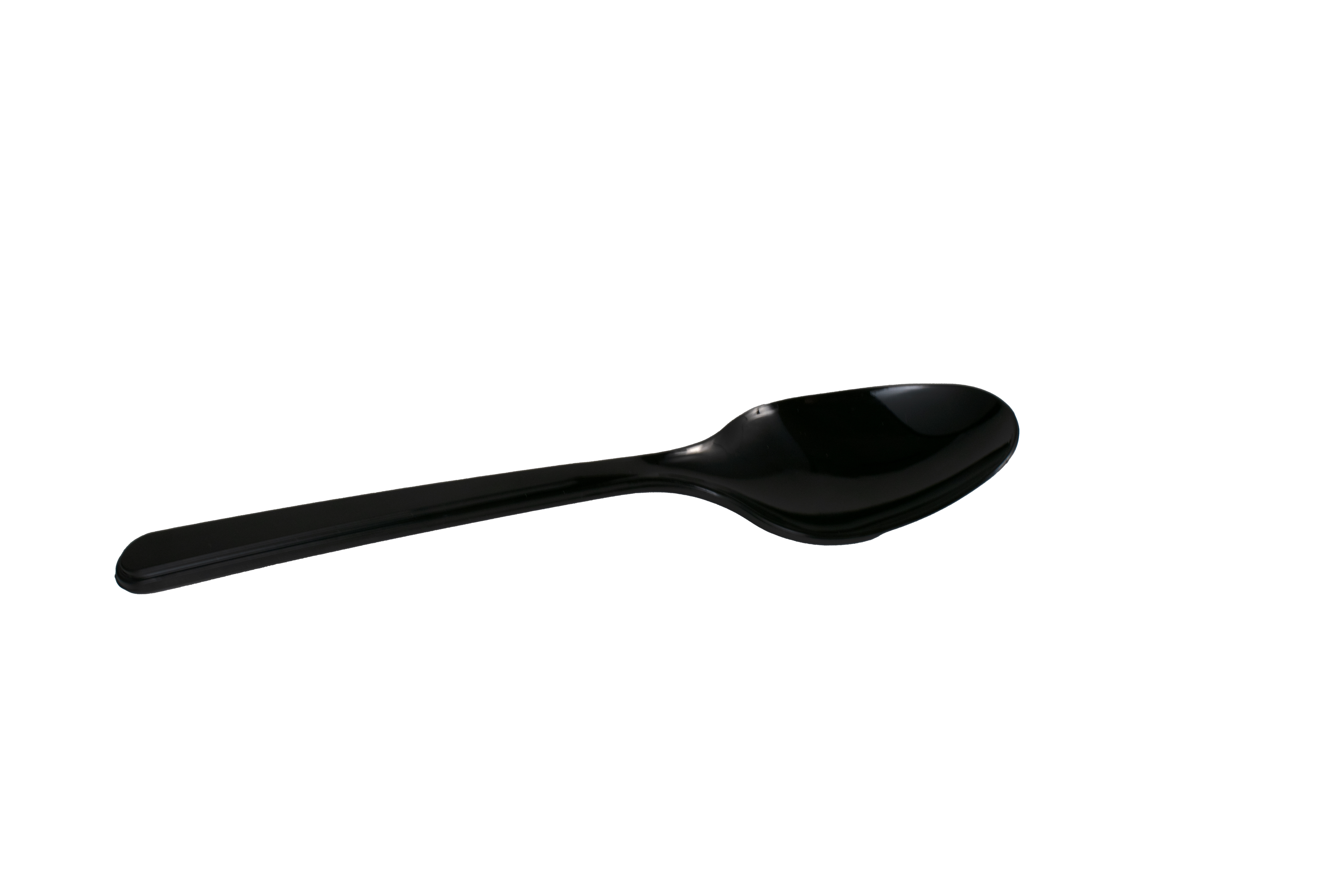 Mehrweg-Löffel, schwarz, 18 cm, 50 Stk/Pkg